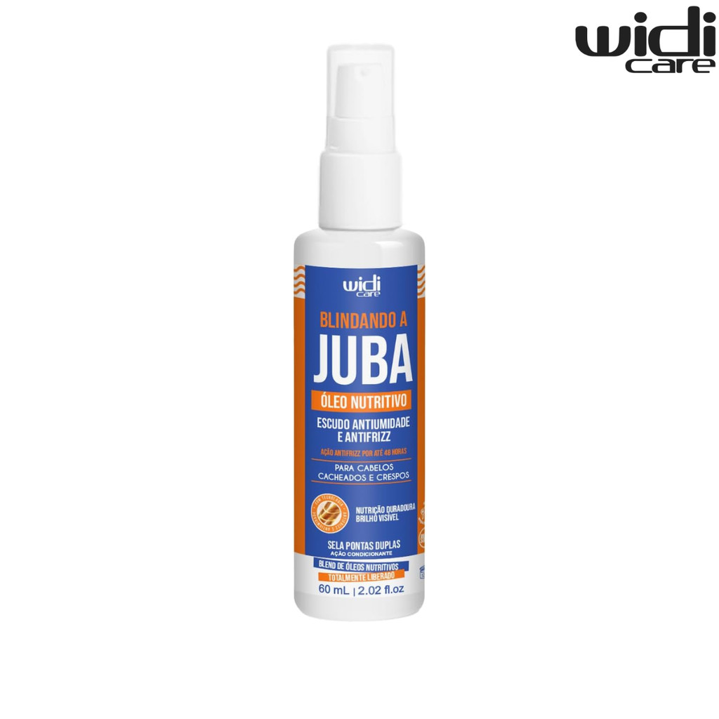 Widi Care Blindando a Juba Óleo Nutritivo Escudo Antiumidade e Antifrizz 60ml em Oferta na Shopee
