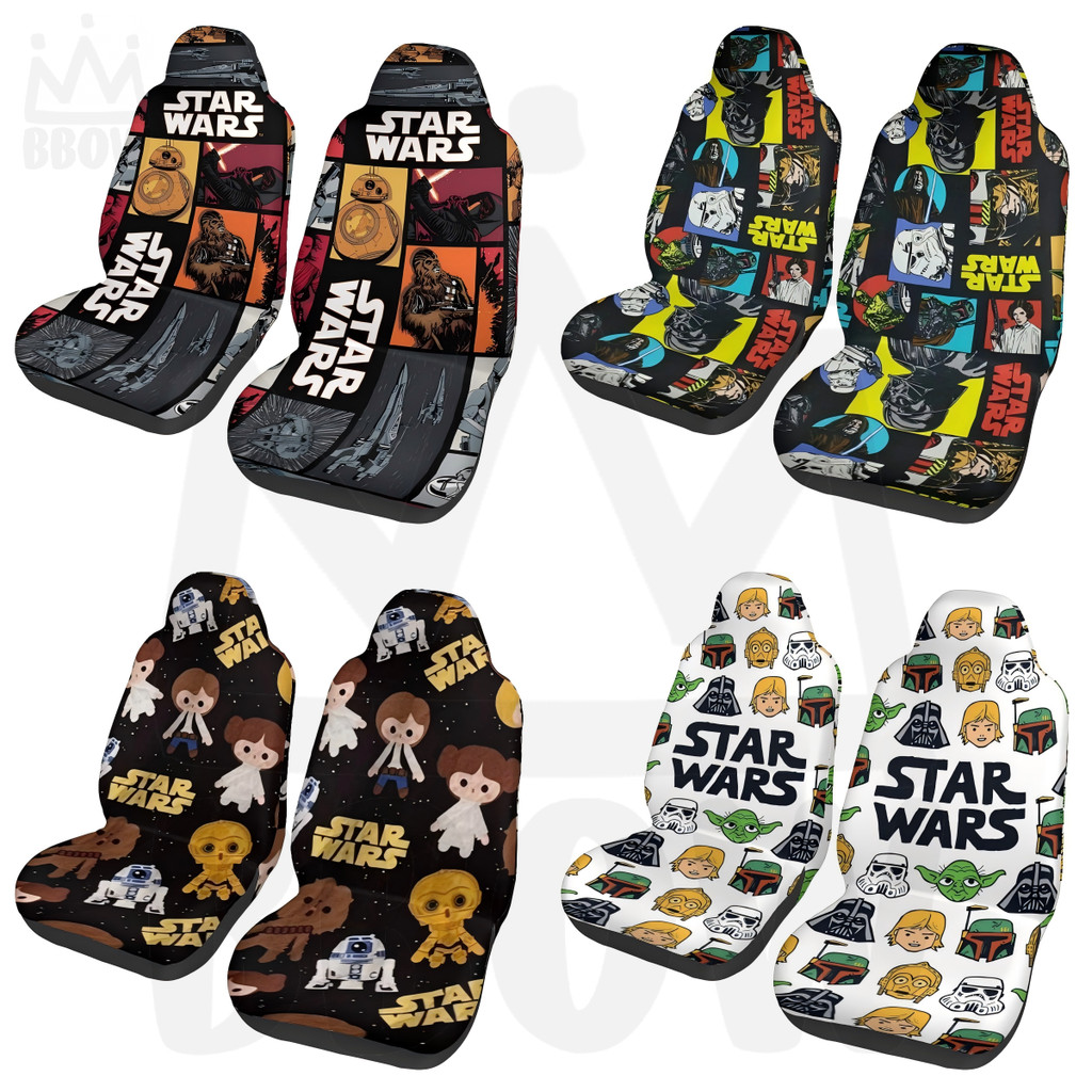 Capas De Assento De Carro Star Wars Protetor Universal De Assentos Dianteiros Automotivos Adequado Para , Sedan SUV , Ca