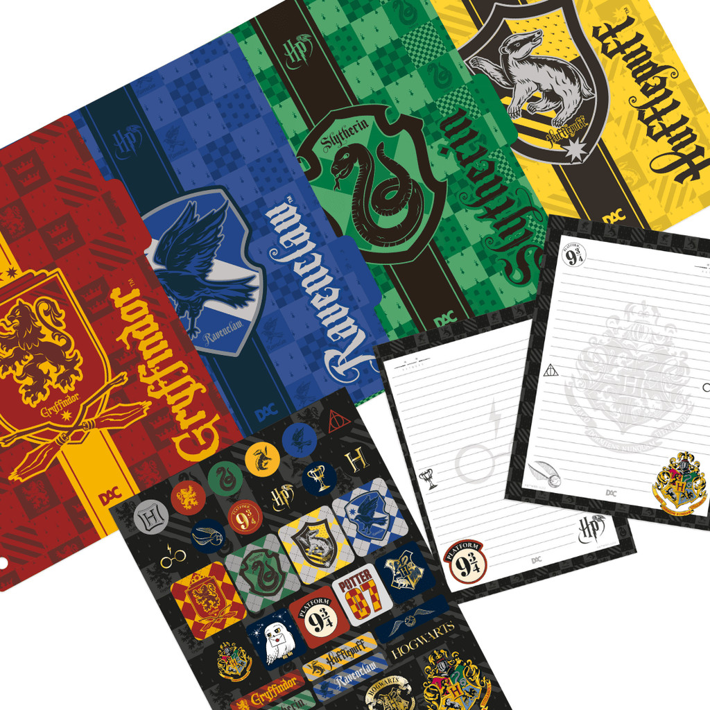 Acessórios para Fichário Harry Potter DAC com Divisórias Folhas e Adesivos em Oferta na Shopee