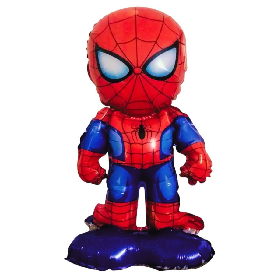 Kit Balões Menino Aranha Fica Em Pé Festa Infantil Criança