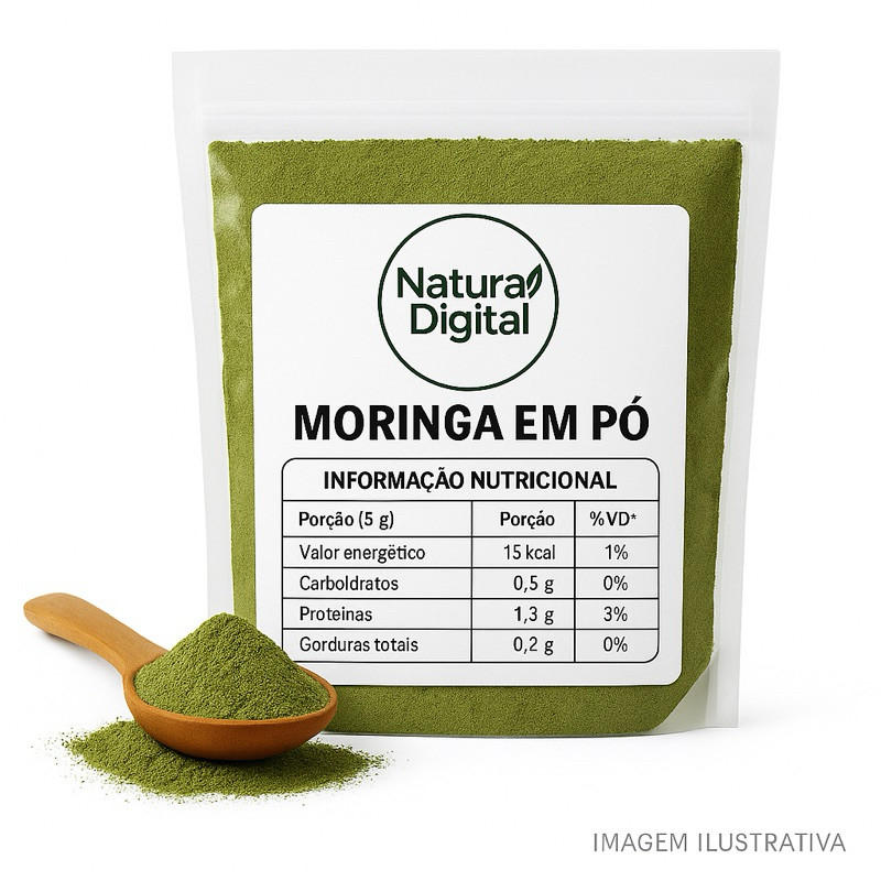 Moringa Pó Chá - 1 kg / 500 gramas / 250 gramas / 100 grama em Oferta na Shopee
