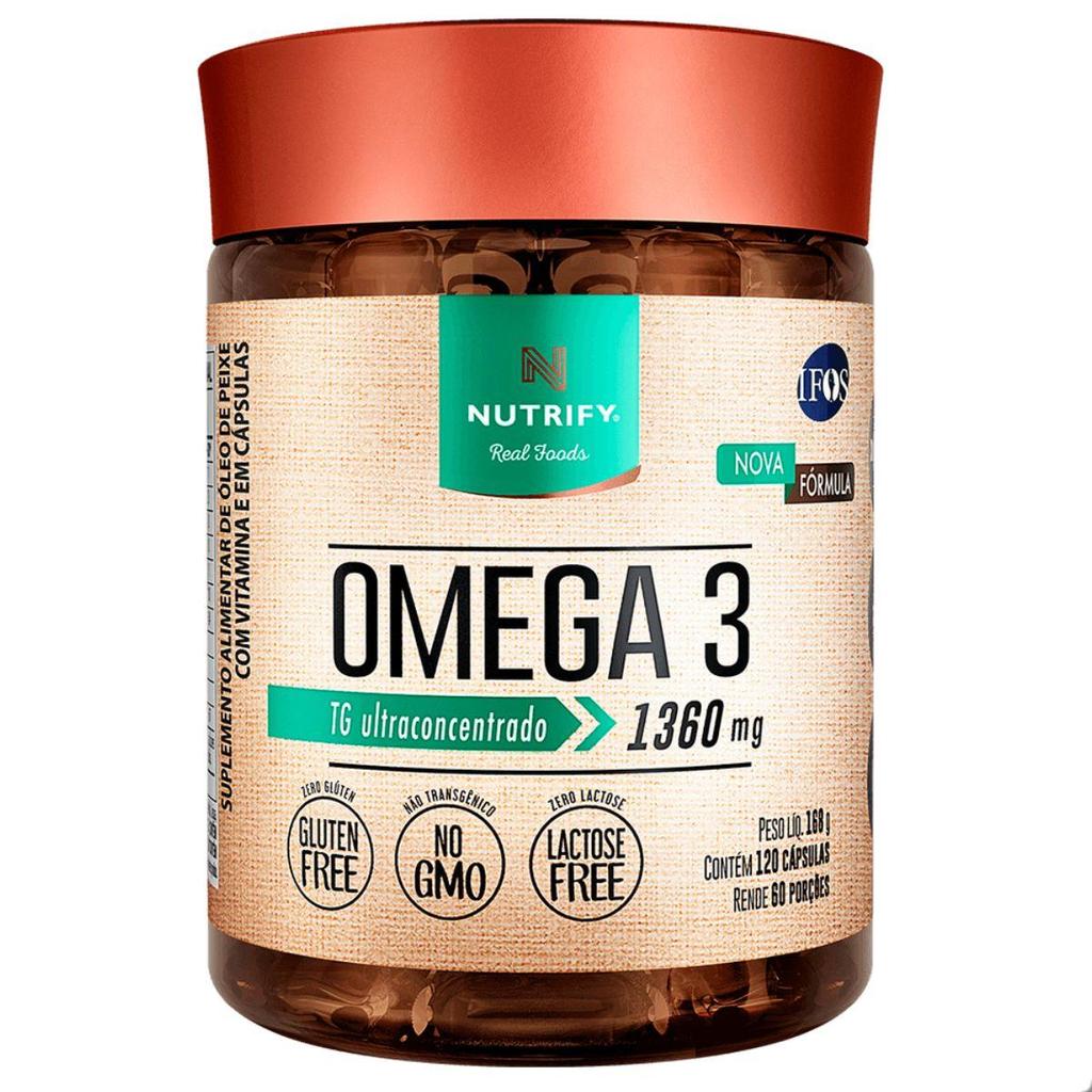 Ômega 3 TG Ultra Concentrado 1360mg 120 Capsulas Nutrify