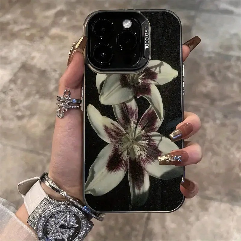 Lily Branco Capinha Para Samsung Galaxy A15 A32 A06 A12 A13 A14 A16 A23 A36 A52 S20 S21 S23 S24 FE ULTRA 4G 5G Silicone 