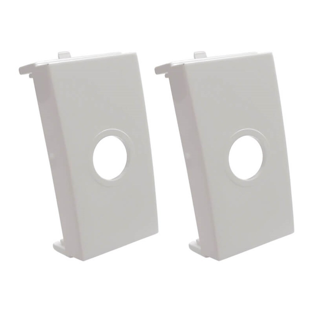 Modulo Saida de Fio 2 UN Branco Margirius SLEEK