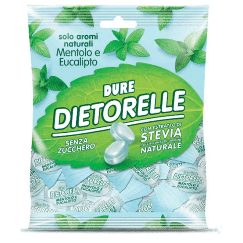 Bala Dura de Menta e Eucalipto DIETORELLE 70g