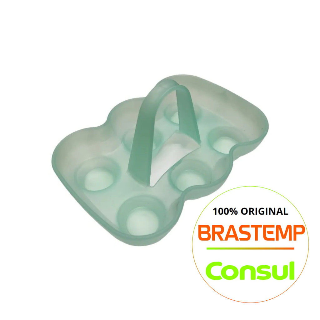 PRATELEIRA PORTA OVOS PARA 6 UNIDADES BRASTEMP/CONSUL ORIGINAL - BRE50NX1NA - BRE50NX2NA (DEMAIS MODELOS NA DESCRIÇÃO)
