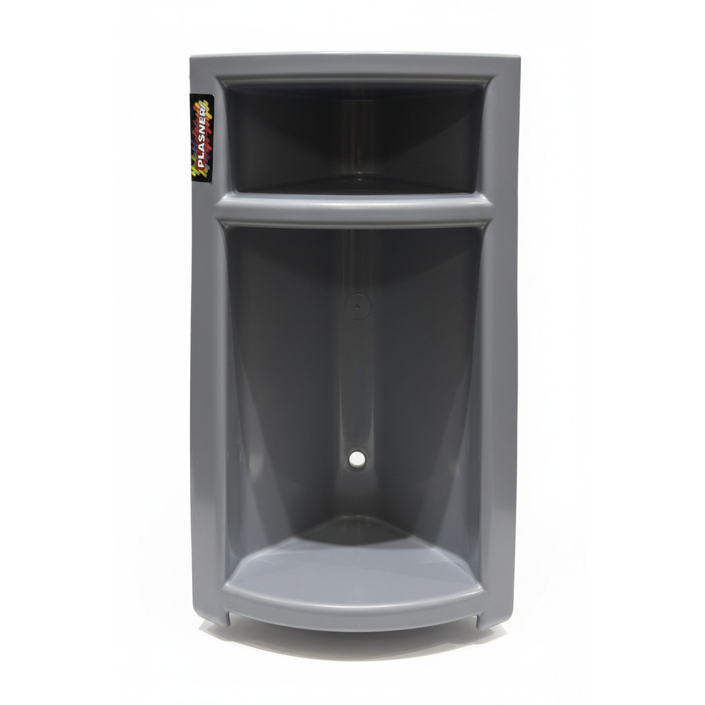 Cantoneira Plástica Porta Shampoo 38cm- Plasnew Prateleira