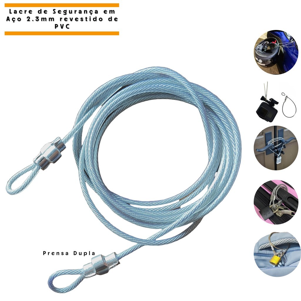 Lacre de Multiuso em Aço Prensa Dupla Medida Personalizada - Travel Airport Viagem Bagagem em Oferta na Shopee