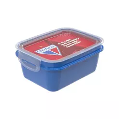 Pote Marmita Hermética Futebol Time Fortaleza Divisória Travas Lanche Alimentos Micro ondas Freezer 850 ml Plasútil