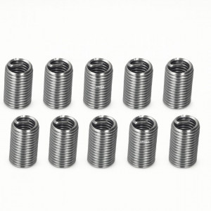 Kit 10 Helicoil Inserto Rosca Postiça Inox M6 x 1mm - 1,5D Restaurar em Oferta na Shopee