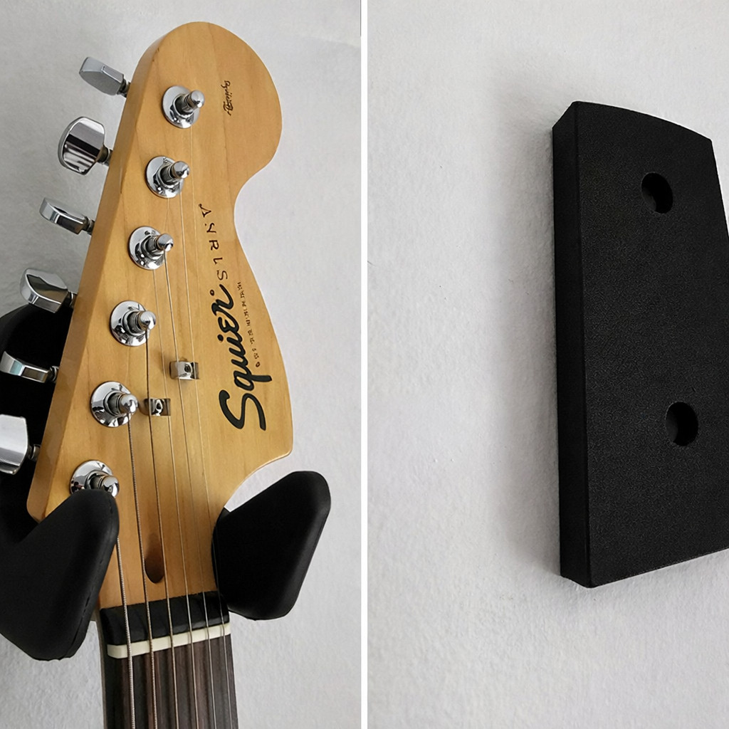 Suporte Parede  Guitarra Violao Contra Baixo - Preto