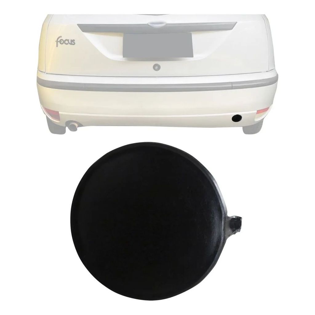 Tampa Reboque Para-choque Traseiro Focus Hatch 04 a 08