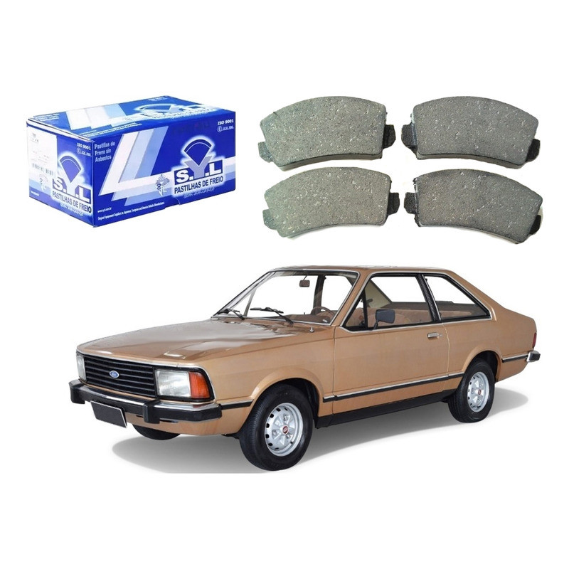 Pastilha Freio Dianteira Corcel 2 1.3 1.4 1.6 1977 A 1986 em Oferta na Shopee