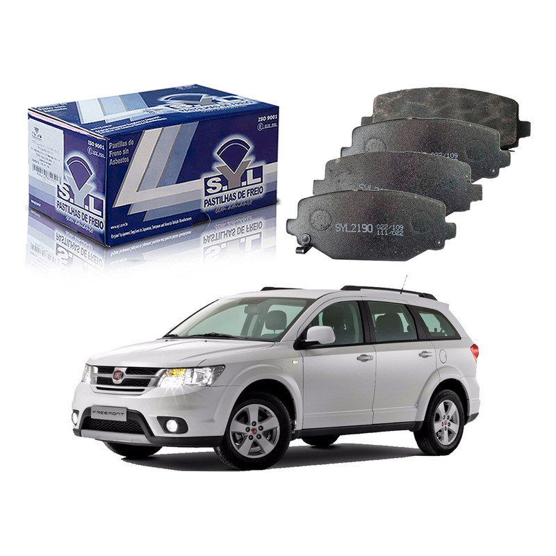 Pastilha Freio Traseira Syl Freemont 2.4 2011 A 2016 em Oferta na Shopee