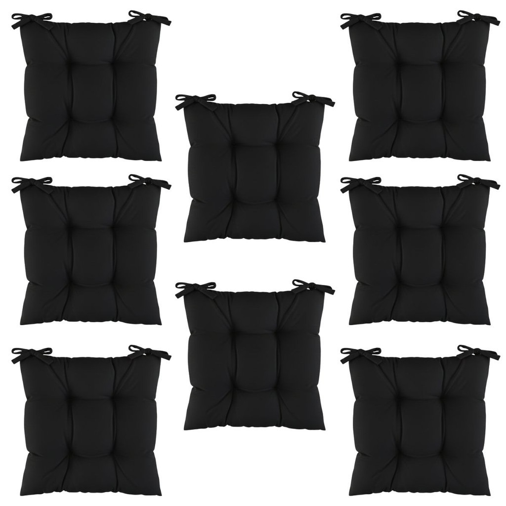 KIt 8 Assentos Futton P/ Cadeira Pallets Futon Sofá Confortável Aconchegante Cores Variadas 40X40 Cm