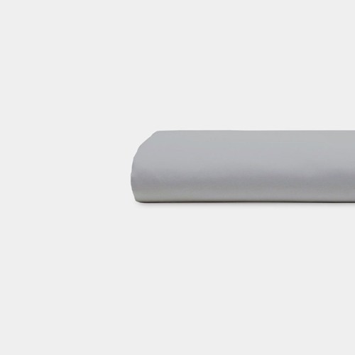 Lençol Sem Elástico 200 Fios Vida Bela Kacyumara Cinza Ash em Oferta na Shopee