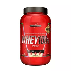 Whey 100% Pure 900g Integralmedica - 21g de Proteína para Hipertrofia e Recuperação Muscular