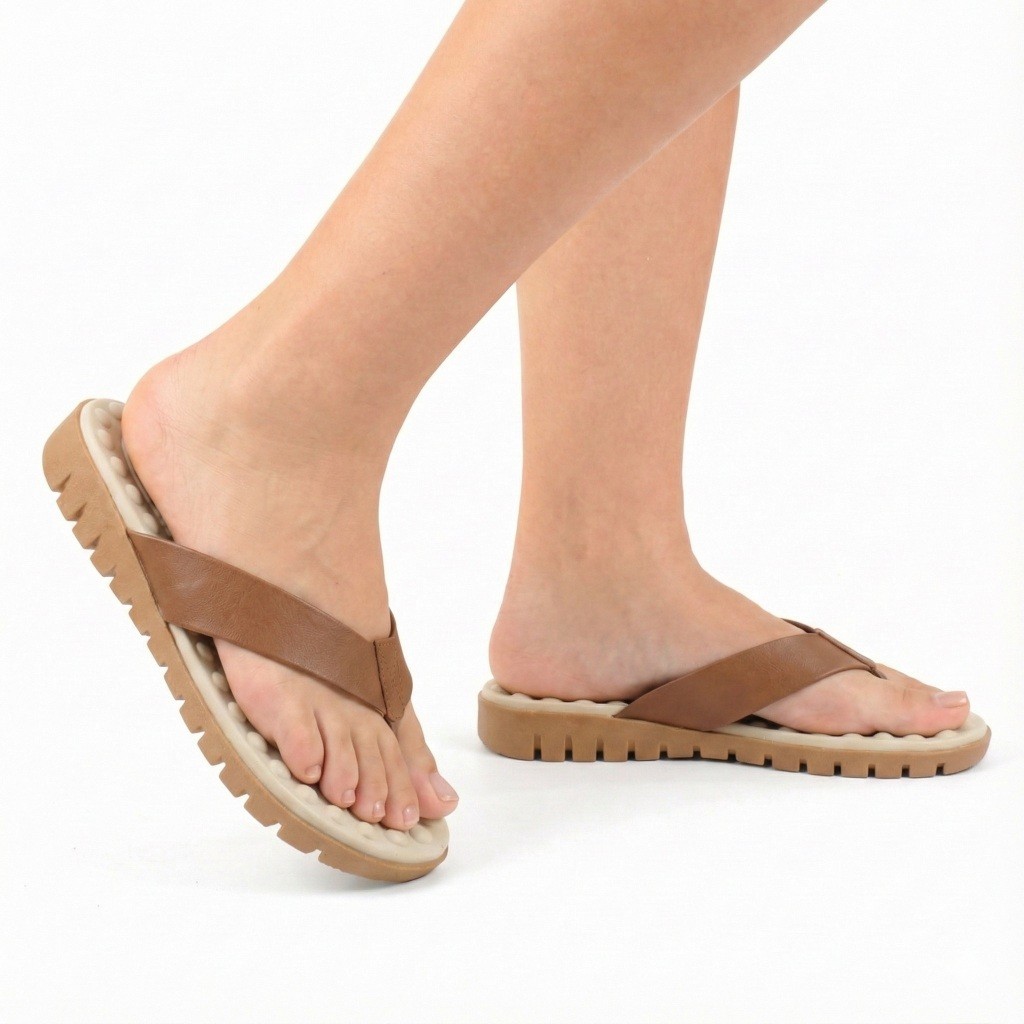 Chinelo Ortopédico Anatômico Feminino Confortável Casual Antiderrapante