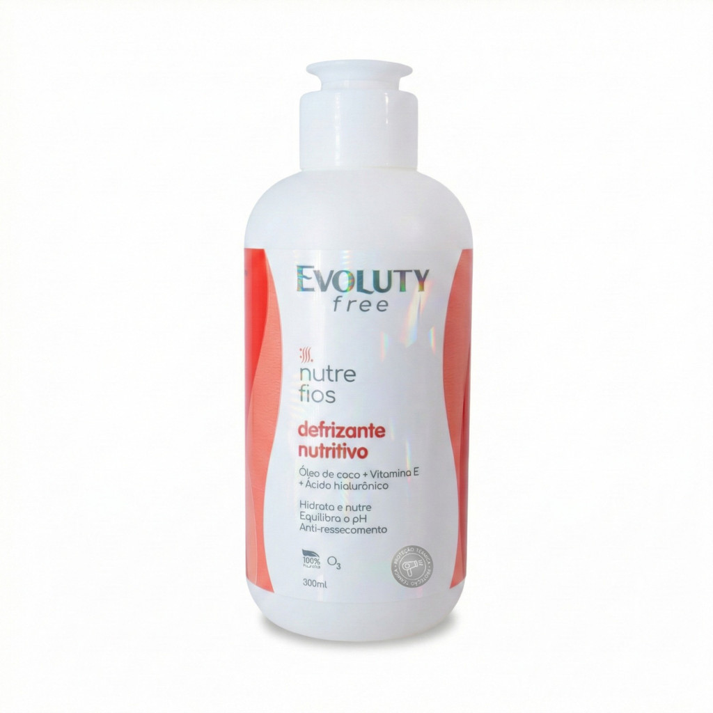 Defrizante Capilar Nutritivo Selante 300ml Proteção Térmica Controle de Frizz Cabelo Liso Finalizador