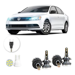 Kit Ultra Led Nano Volkswagen Jetta 2014-2021 H7 H7 30000lm