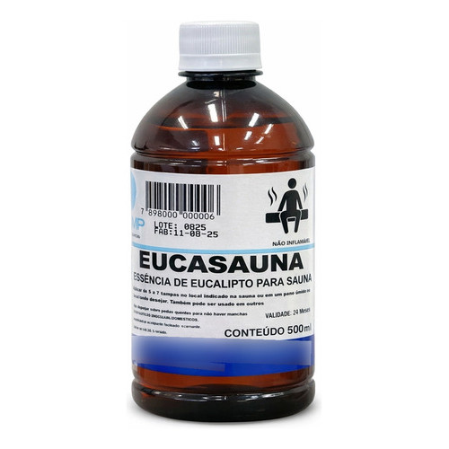 Essência De Eucalipto Concentrado Tradicional P/ Sauna 500ml em Oferta na Shopee