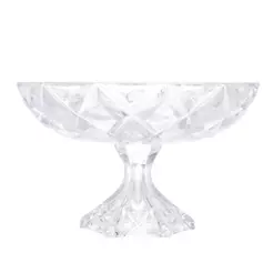 Centro de Mesa de Cristal Deli Diamond 32,5cm x 19,5cm