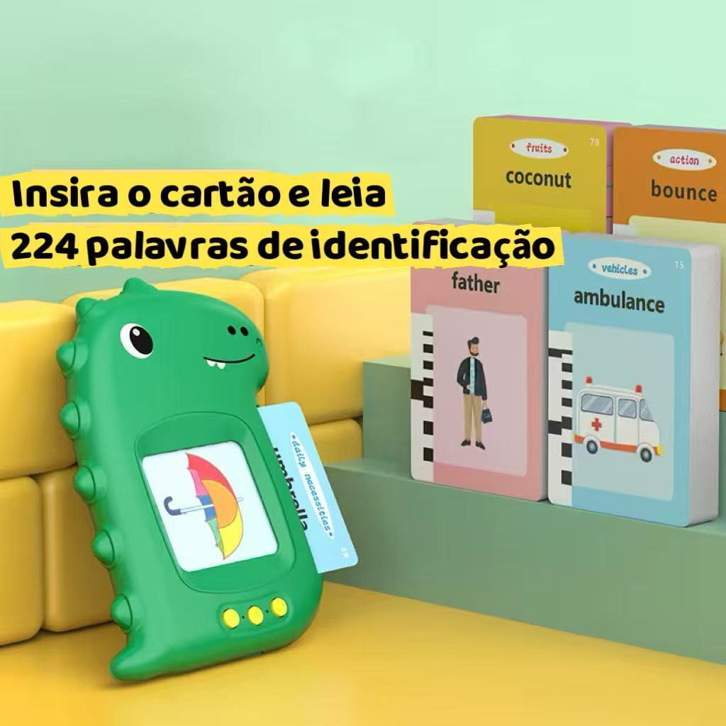 Pronúncia Máquina Cartões Aprendizagem Oral Educacional [Português e Inglês]-XL em Oferta na Shopee