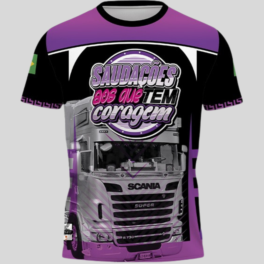 Camiseta Caminhão Scania Caminhoneiro O Padrão Nunca Muda Rotas Brasil Chofer