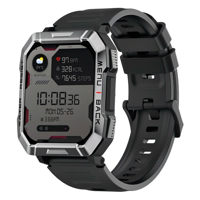 Relógio Inteligente Smartch Compatível Androi Ios Ip68 W60 Preto em Oferta na Shopee