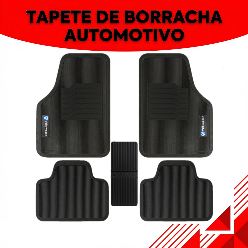 Jogo Tapete De Borracha Personalizado Volkswagen Gol Bora Fox Golf Polo Nivus