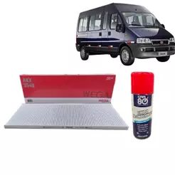 FILTRO AR CABINE + LIMPA AR PARA DUCATO BOXER JUMPER 2.8 2.3 98/17