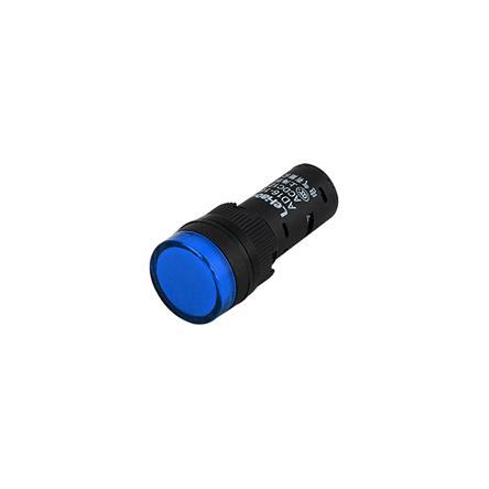 Sinaleiro Indicador c/ Led  12V AD16-16C 16MM Azul