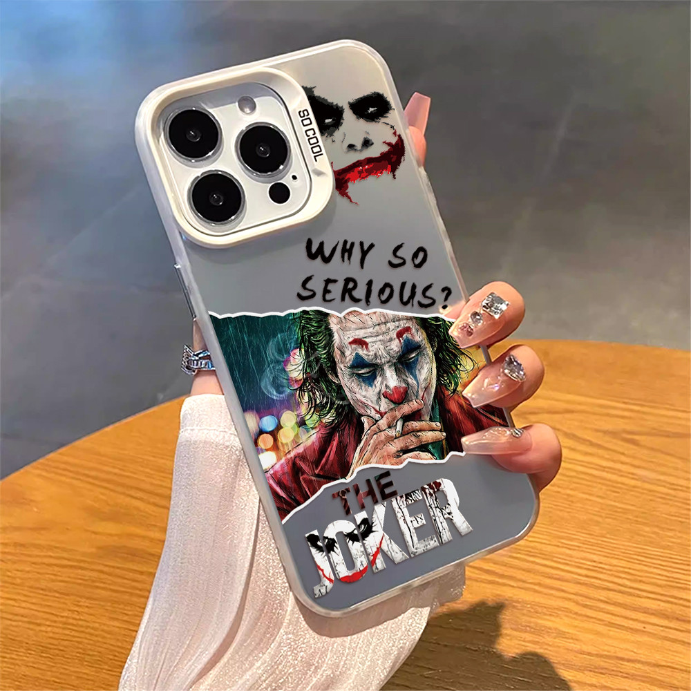 Capa Capinha Para SAMSUNG A01 A02 A03 A05 A05S A06 A07 A10 A11 A14 A15 com estampa de The Joker WHY SO SERIOUS J01214