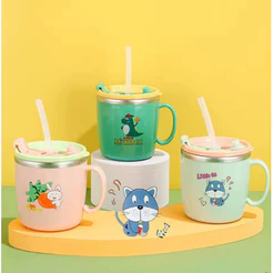 Caneca Térmica Quente ou Frio com Alça Aço Inoxidável Água Café Chá
