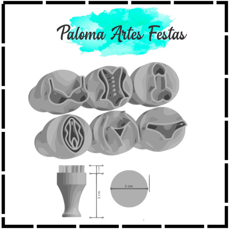 Carimbos para Docinhos Brigadeiro Despedida de Solteira Novidades em Oferta na Shopee