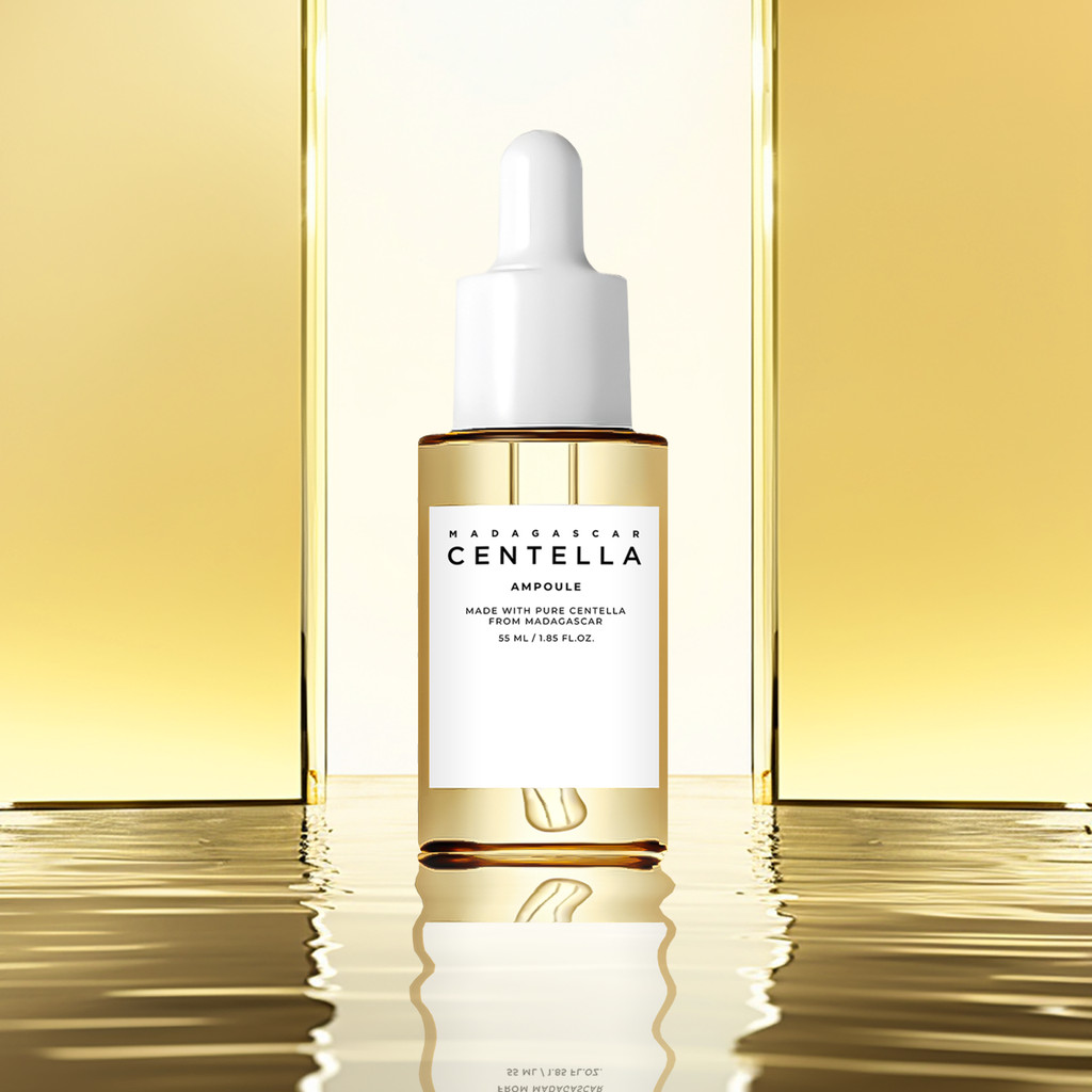 Ampola Madagascar Centella E Tomilho | 55ml Hidratar + Equilíbrio + Acalmar Cuidados Com Acne Soro Iluminador