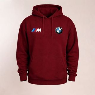 Moletom BMW Unissex Blusa de Frio Estampada Com Bolsos Casaco Confortável Estiloso