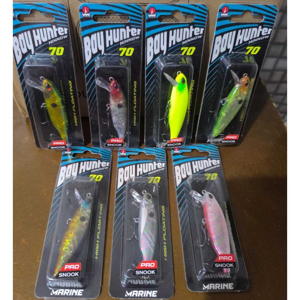 Isca de Pesca Artificial Bay Hunter 70 Minnow - Marine Sports - Meia Água