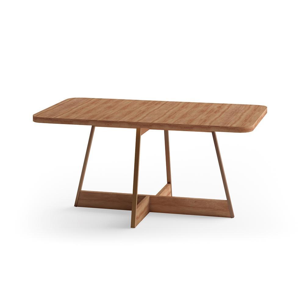 Mesa 160cm Ariel Rose/ Freijó - Carraro em Oferta na Shopee