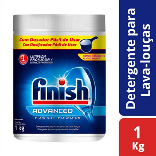 Advanced Detergente Em Pó Para Lava Louças 1kg, Finish , em Oferta na Shopee