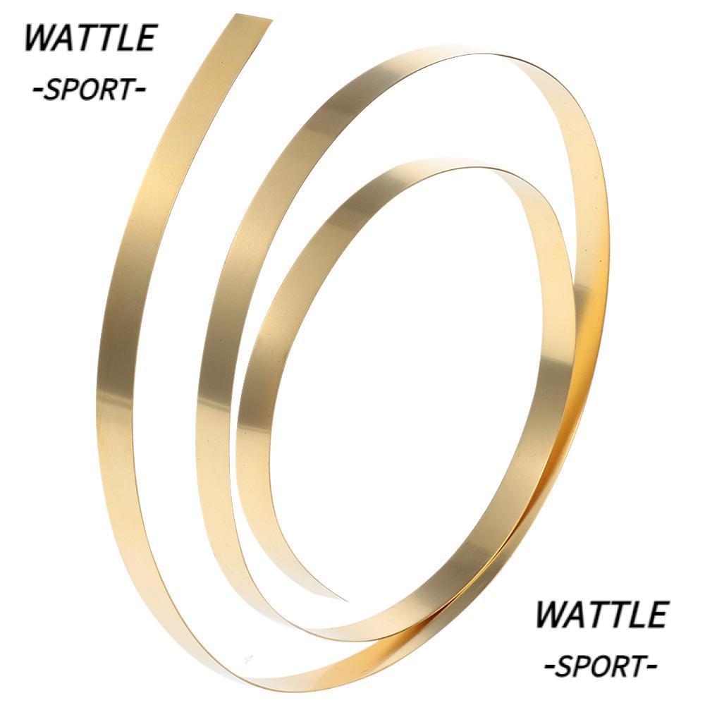 Rolo De Folha De Latão WATTLE , Placa Metal Amarela De 1000 Mm X 10 Estampada De Marcador De Tira Fino