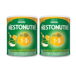 Kit 2 Un Fórmula Infantil Nestonutri 1-3 Anos Lata 800g Cd