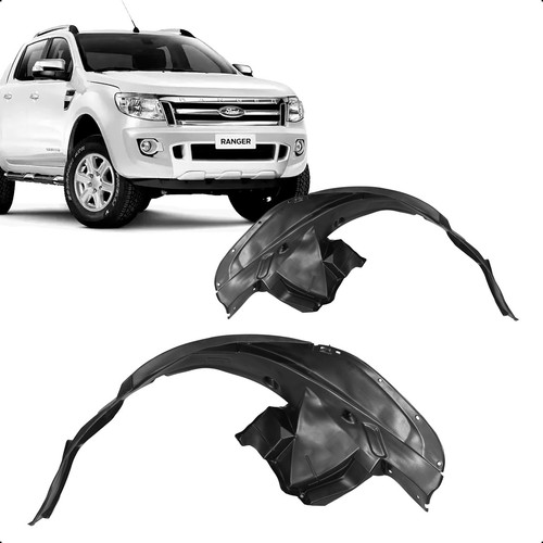 Parabarro Lameiro Ford Ranger 2013 2014 2015 2016 Protetor caixa de roda novo otimo custo beneficio