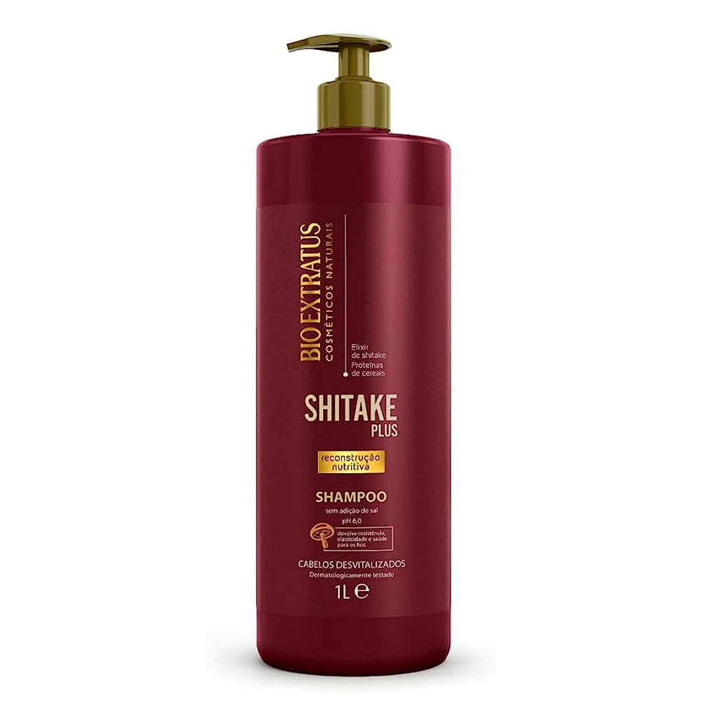 Shampoo Bio Extratus Shitake Plus 1L em Oferta na Shopee
