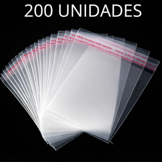 200 Saquinhos Plásticos com Lacre Adesivo para Bijuterias em Oferta na Shopee