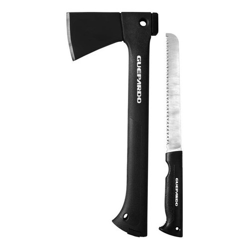 Machado Aço Inoxidavel + Serrote Survival Guepardo Aventura