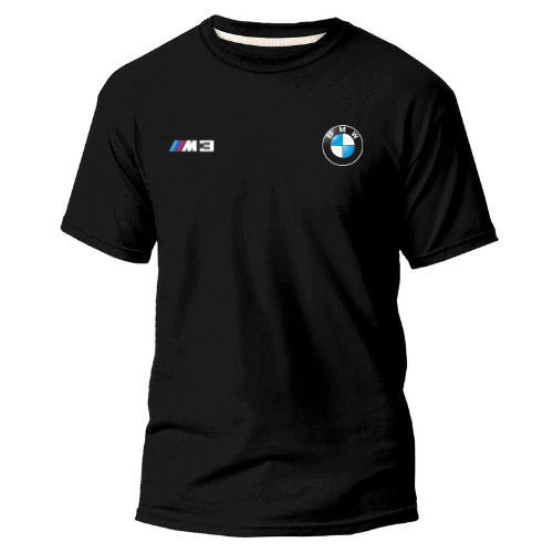 Camiseta Masculina 100% Algodão 30.1 BMW G1 ao G3 Plus Size Camisa Estampada Básica Grande