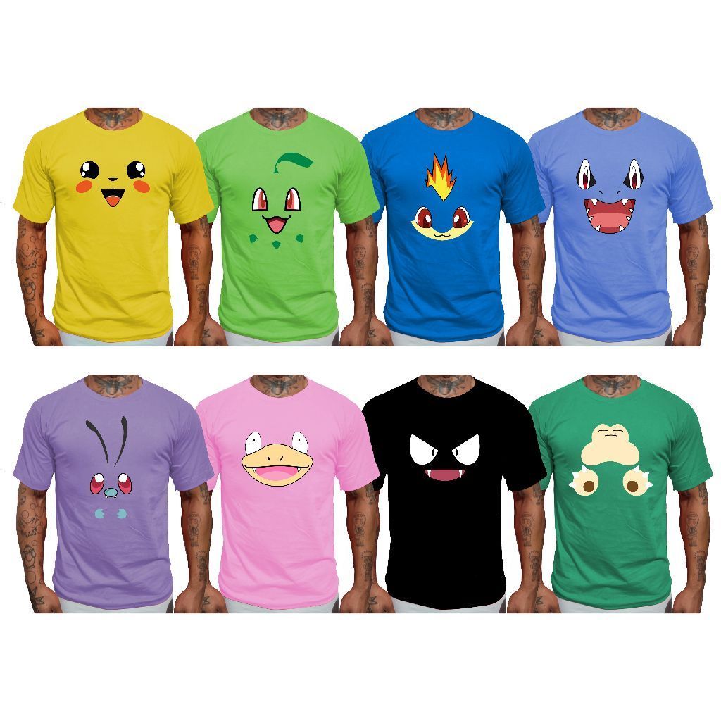 Camiseta Pokemon animada part 2