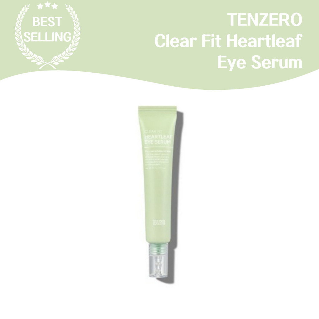 Tenzero Clear Fit Heartleaf eye Serum 30ml Relaxamento De Rugas Ao Redor Dos Olhos Da Elasticidade Olheiras Clareamento Hidratação Reforço Umidade