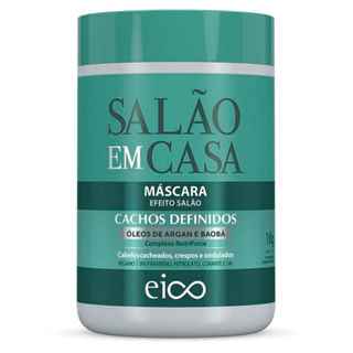 Máscara de Tratamento Eico Cosméticos Salão em Casa Cachos Definidos 1kg em Oferta na Shopee